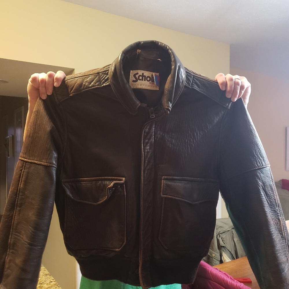COPY - Schott Vintage men's leather bomber
